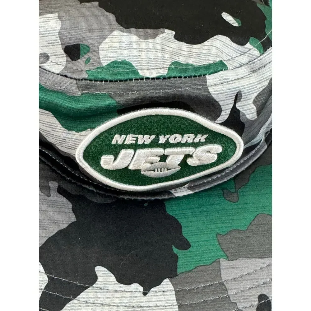 New Era New York Jets Camo Boonie Cap Genuine One Size Fits Most